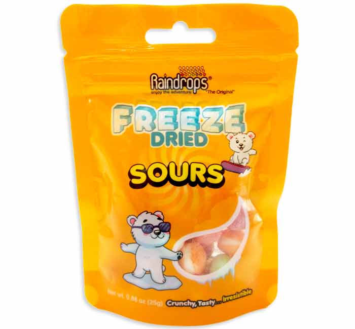 Raindrops Freeze Dried