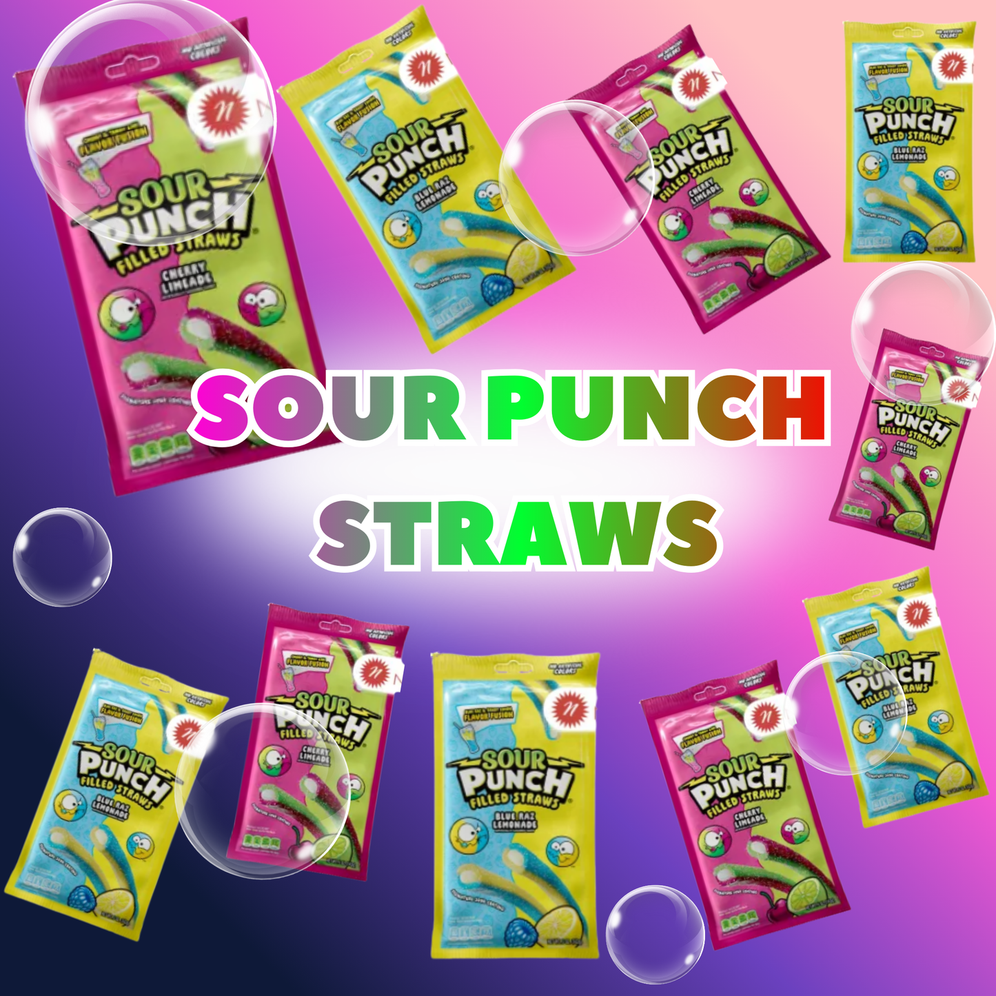 Sour Punch Straws