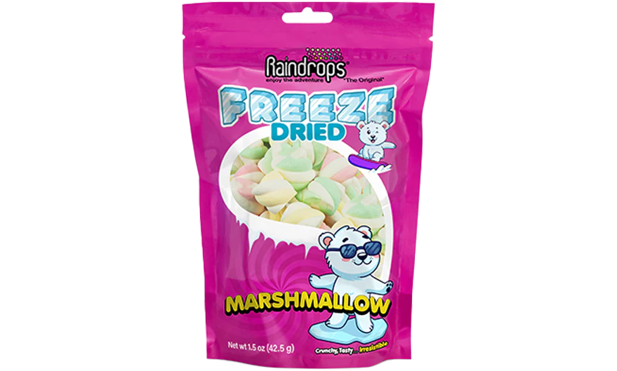 Raindrops Freeze Dried